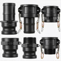 Pelopy 6 Pcs 2 Inch Black Cam Lock Fittings Kit by Pelopy