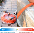 YAMATIC Flexible Garden Hose 5/8" x 30ft, 360° Swivel Handle, Burst 600 PSI - Image 6