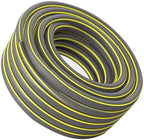Garden Hose Heavy Duty, Flexible and Lightweight Water Hose,Kink-less Hybrid Rubber Hose for Backyard Gray-4-points 30m by Unknown