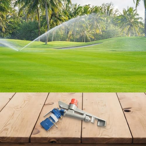 Zinc Alloy FOR Impact Sprinkler 1 Inch Female Thread, Adjustable Lawn Irrigation Sprayer for Farm,130ft Range Water Saving - Image 6