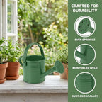 Kids Metal Watering Can, 6pack Small Iron Watering Can for Gardening Succulents Houseplants Bonsai, Mini Water Pot for Children Sprinkling Bucket (Mixed Style: Pink, Green, Yellow, Beige, Blue, Red) - Image 6
