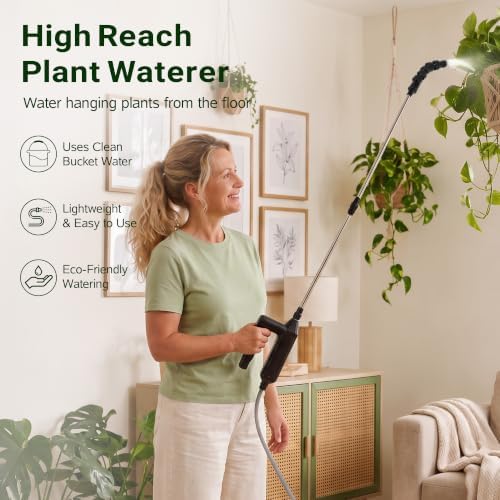 Electric High Reach Plant Waterer, 24-32in Watering Wand for Hanging Plants - Image 2