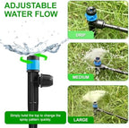 100PCS Push-to-Fit 1/4 Inch Adjustable Drip Irrigation Emitters - Image 7
