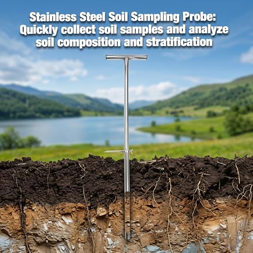 HOMAR 36 Inch Soil Sample Probe Stainless Soil Sampler Kit - Image 4