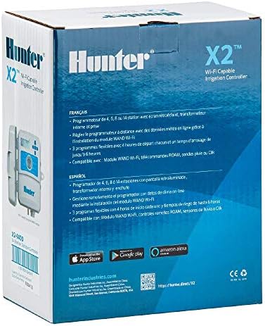 Hunter X2 4 Zone Sprinkler Controller, WiFi Compatible Sprinkler Timer (Pack of 10) - Image 5