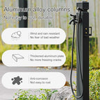 Vertical Garden Water Column, Outdoor Faucet with Double Outlet and Spray Gun, Decorative Water Fountain for Yard, Hose Stand - Image 3