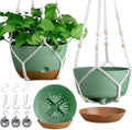 montresor 8/10/12 Inch Self Watering Hanging Planters for Outdoor/Indoor by Montresor
