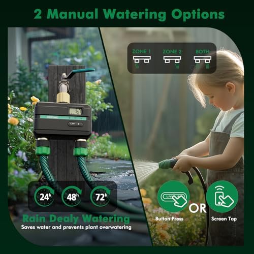 RESTMO 2 Zone Smart Water Timer with APP Remote Control for Garden Hose - Image 6