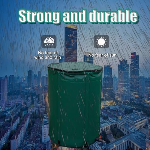 Collapsible Rain Barrel，Foldable Rainwater Collection Barrel，Outdoor Rainwater Collection Barrel,Portable PVC Fluid Storage ，Rain Barrels，for Garden Outside Lawn(200L) - Image 6