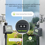 Sprinkler Timer for Garden Hose, Programmable Watering Timer with Rain Delay, Outdoor Automatic& Manual Irrigation Controller System for Lawn/Yard/Greenhouse V104 - Image 5