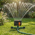 3-in-1 Lawn Sprinkler System with Adjustable 16-30" Riser - Image 5