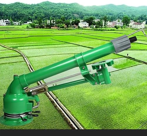 Farm Irrigation Sprinkler, 2" Impulse Impact Water Sprinkler, Large-Area Watering Spray, with Replacement Nozzle Set - Image 6