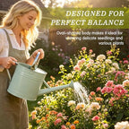 1 Gallon Watering Can for Outdoor&Indoor Plants，Cream Green - Image 5