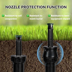 12-Pack 1.5" Pop-Up Sprinkler Riser Extension, No-Dig Stackable - Image 7