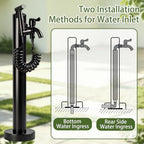 Outdoor Water Column Antifreeze Hose Faucet Stainless Steel Garden Water Tap, Yard Hydrant for Patio Lawn Irrigation Washing, Garden Water(Height: 95cm/37.4in) - Image 6