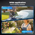 Jet Hose Nozzle High Pressure, Hydro Jet Power Washer Wand, Jet Nozzle Power Washer for Garden Hose, Rotating Nozzle, Various Spray Effects, Water Sprayer Cleaning Tool (2) - Image 7