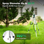 RESTMO Gear Drive Sprinkler with Metal Tripod Base for Large Area Watering - Image 3