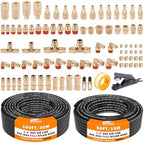 CheeMuii 86 Pcs Brass DOT Air Line Fittings with 1/4" & 3/8" DOT Air Hoses by CheeMuii