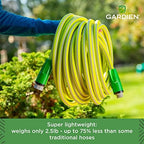 Gardien Garden Hose - No-Crimp, Kink Free, Drinking Water Safe, Lightweight - 50 ft - Rubber - Image 5
