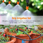 30m Adjustable Automatic Drip Micro DIY Irrigation Kit Plant Water Saving System,Heavy Duty Tube Watering Kit for Patio,Lawn,Garden,Greenhouse,Flower Bed - Image 2