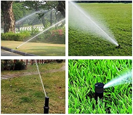 Shower Head 5Pcs G3/4" Lifting Type Buried Rotating Sprinkler 40°~360°Adjustable Pop-up Sprinkler Lawn Football Field Turf Irrigation Nozzle Watering Supplies - Image 3