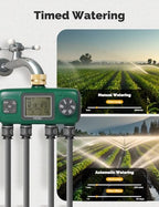 MOES 4 Zone Sprinkler Timer for Garden Hose,Brass Inlet Water Timer - Image 2