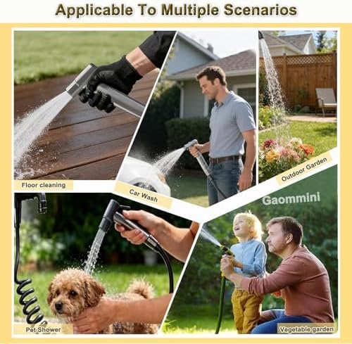 Black Matte Outdoor Water Column Garden Water Tap - 304 Stainless-Steel Freeze Proof Faucet Post Hose Stand for Irrigation Washing, Patio Yard Hydrant(Style 4,Height: 95cm/37.4in) - Image 7