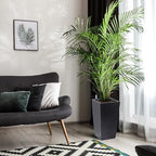 Garvee 16" Tall Planters Set of 2, Outdoor＆Indoor Planter Pots, Black - Image 6