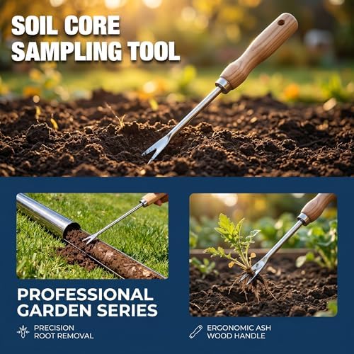 HOMAR 36 Inch Soil Sample Probe Stainless Soil Sampler Kit - Image 6