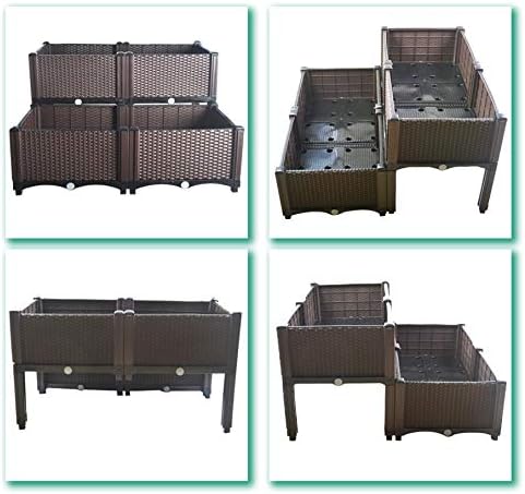 Raised Garden Bed Kit with Self Watering for Outdoor Plants - Image 2