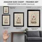 Framed Canvas Wall Art Vintage Mixed Media Dried Rose and Butterfly Cloche Muted Pink and Earthy Sepia Tones Canvas Print Poster Black Frame Wall Decor for Study Room Cottagecore Art, 24x36 Inch - Image 2