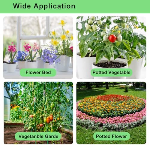 250FT Drip Irrigation System for Garden - 50FT 1/2" Main Tube & 200FT 1/4" Branch Tubing, Brass Splitter, Quick Connect Design, Perfect for Outdoor Plants, Raised Beds, Greenhouses - Image 5
