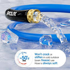 SPECILITE Female to Female Hot/Cold Garden Water Hose 5 ft x 3/4", Blue - Image 3