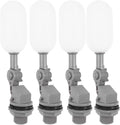 Garneck 4pcs Thread Diameter Floating Ball Shut Off Valve Automatic Water Level Control Valve for Humidifier Tank Cooling Tower and Water Tower Home Use by GARNECK