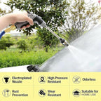 Power Blas Plus Pressure Washer, Adjustable High-Pressure Hose Nozzle for Car Washing, Garden Watering and Outdoor Cleaning, Plastic 3-Way Connector - Image 3