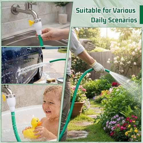 16 ft Faucet Hose Adapter for Sink,Silicone Tube with Connector - Image 6