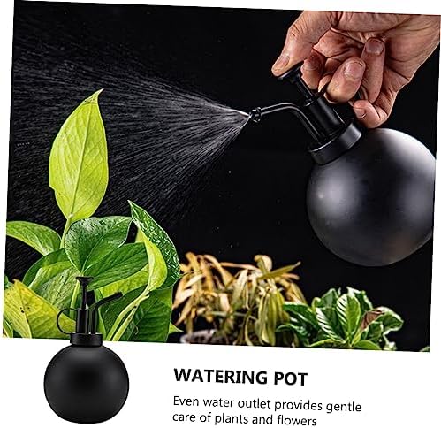Xmas 500ml Stainless Steel Garden Watering Bottle with Even Spray Black - Image 5