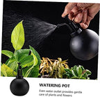 Xmas 500ml Stainless Steel Garden Watering Bottle with Even Spray Black - Image 5