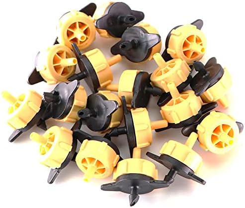 200PCS 2L 4L 8L Fixed Flow Pressure Compensating Emitter Head Garden Plant Water Micro Flow Regulator Irrigation Drippers,2L Dripper 200PCS by bzcemind
