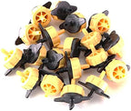 200PCS 2L 4L 8L Fixed Flow Pressure Compensating Emitter Head Garden Plant Water Micro Flow Regulator Irrigation Drippers,2L Dripper 200PCS by bzcemind
