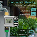 QUOBAS Zero Pressure Water Timer, 2 Pack Sprinkler Timer for Garden Hose - Image 4