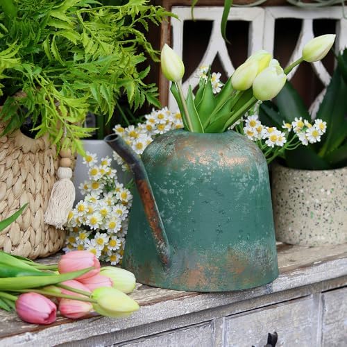 Large Watering Can Metal,Watering Can with Long Spout for Outdoor and Indoor Houseplants, 120oz/3.8L Large Plant Waterer - Image 6