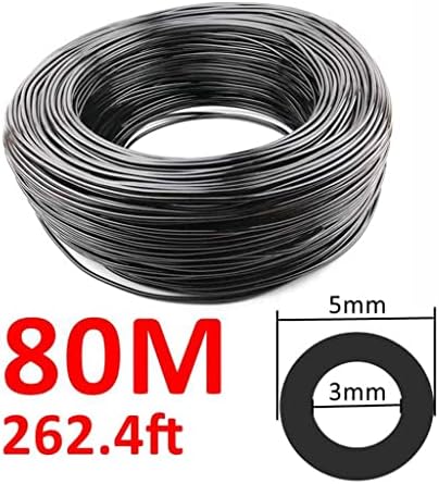 Micro Irrigation Hose, PVC Micro Drip Irrigation Garden Watering Hose 1/8 inch 3/5mm 10m-100m for Plants Flower(80M) - Image 2