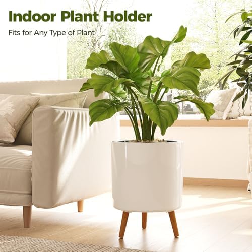 Bamworld Self Watering Pots for Indoor Plants with Water Level Indicator - Image 6