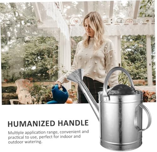 Handcrafted Metal Watering Can for Indoor Plants 1.5L Capacity Ergonomic Handle Sturdy Iron Construction for House Plants and Gardening - Image 2
