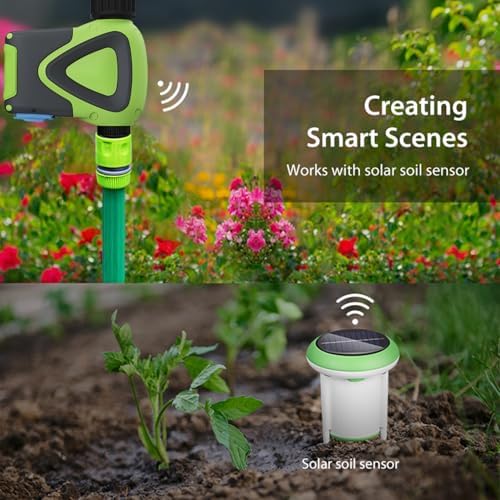 WiFi Sprinkler Timer for Garden Hose, No Hub Required, Smart Water Timer with Rain Delay, Auto & Manual Watering, Alexa & Google Home Compatible, Irrigation Controller for Lawn, Garden & Yard - Image 7