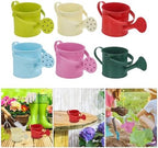 DOITOOL 6 Pcs Mini Watering can Cute Watering can for Kids Gardening Plastic can for Plants Light Small can Indoor Succulents Air Plants Garden Equipment - Image 4