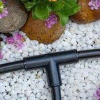 DIG 15-Pack | ½ Compression Tee | Fits .700 OD Poly Drip Irrigation Tubing | 3-Way Connector for Drip Systems - Image 3