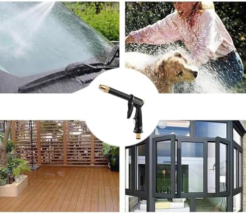 Multifunctional Car Wash Tool, Powerful High-Pressure Home Car Wash & Garden Sprayer, Heavy Duty Adjustable Twist Hose Nozzle, for Watering Plants and Washing Cars with 4 Mode (B Set+33ft Hose) - Image 6