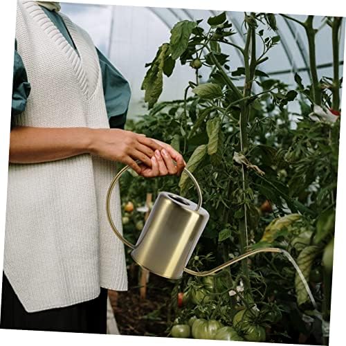 Garden Watering Pot 2000ml Stainless Steel Long Spout for Home - Image 3